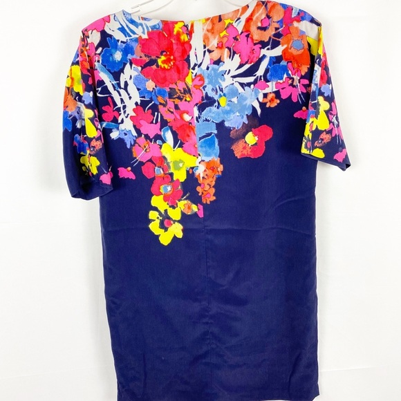 LOFT Floral Shift Mini Dress - Picture 4 of 4